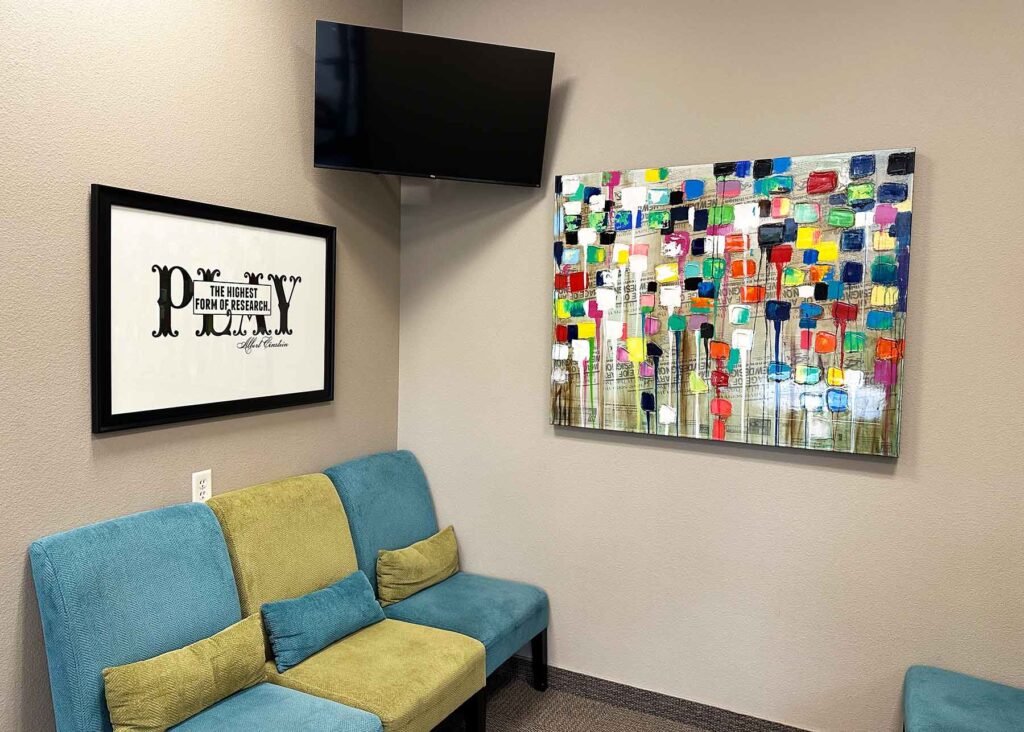 Burckhard Orthodontics photo of a sitting area